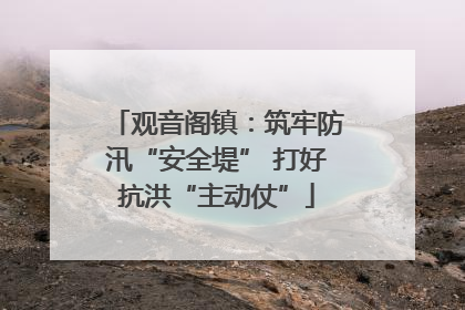 观音阁镇：筑牢防汛“安全堤” 打好抗洪“主动仗”