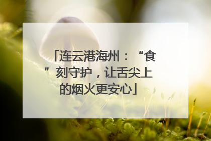 连云港海州：“食”刻守护，让舌尖上的烟火更安心