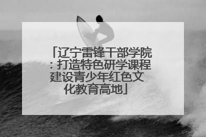 辽宁雷锋干部学院：打造特色研学课程 建设青少年红色文化教育高地