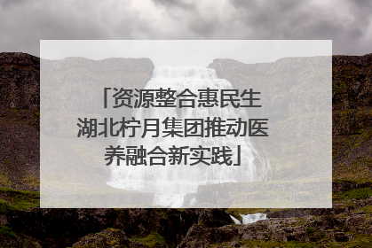 资源整合惠民生 湖北柠月集团推动医养融合新实践