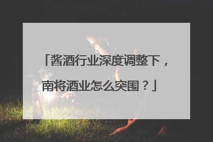 酱酒行业深度调整下，南将酒业怎么突围？