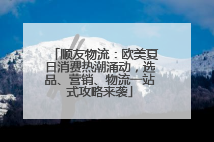 顺友物流：欧美夏日消费热潮涌动，选品、营销、物流一站式攻略来袭