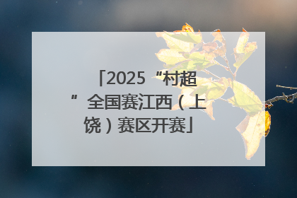 2025“村超”全国赛江西（上饶）赛区开赛