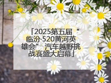 2025第五届“临汾·520黄河英雄会” 汽车越野挑战赛盛大启幕