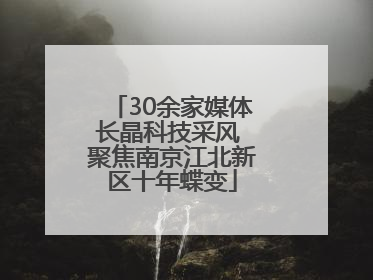 30余家媒体长晶科技采风 聚焦南京江北新区十年蝶变