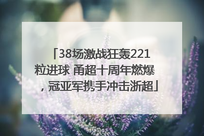 38场激战狂轰221粒进球 甬超十周年燃爆，冠亚军携手冲击浙超